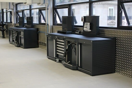 allestimento officina