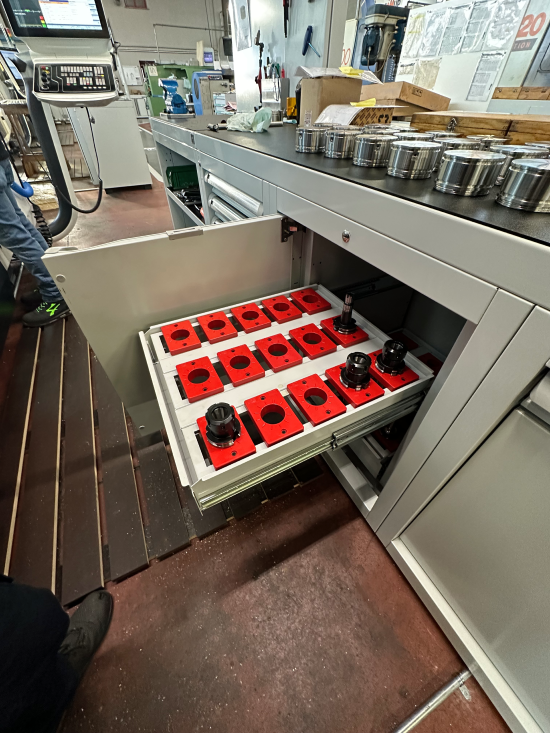 banco da lavoro in acciaio