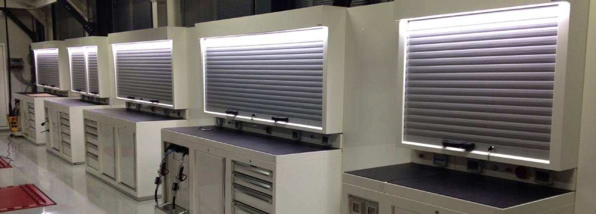 pannelli porta attrezzi per officina