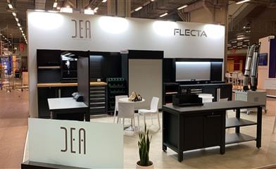 Die Module für die Industrieeinrichtung, die auf der Mecspe vorgestellt wurden