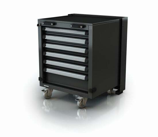 carrelli porta attrezzi con ruote