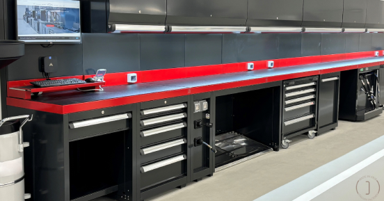 Workshop cabinets