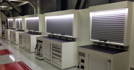 pannelli porta attrezzi per officina